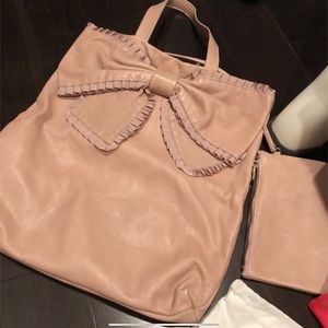 REDValentino Authentic Pink leather Purse/tote